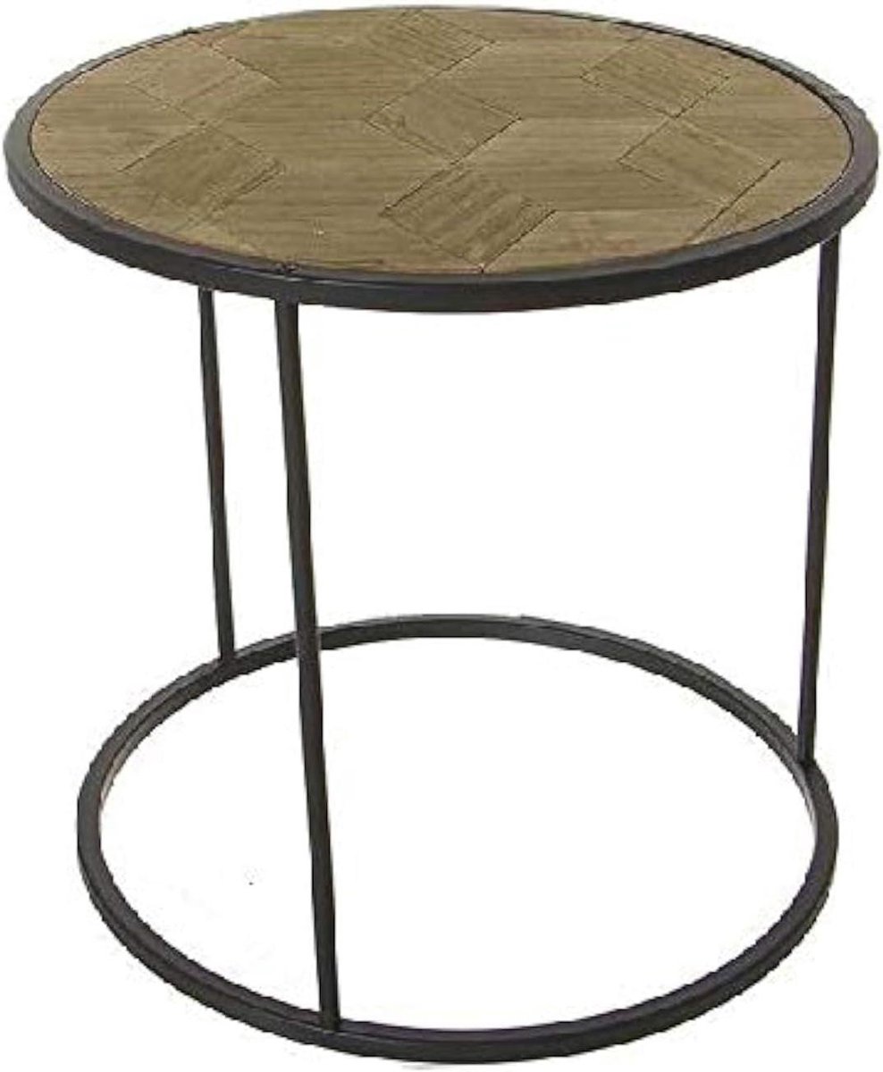 Kindertafel - Bijzettafel Kinderkamer - Spelen en Knutselen - Metaal en Hout - 415x415x40 cm - Gekleurd