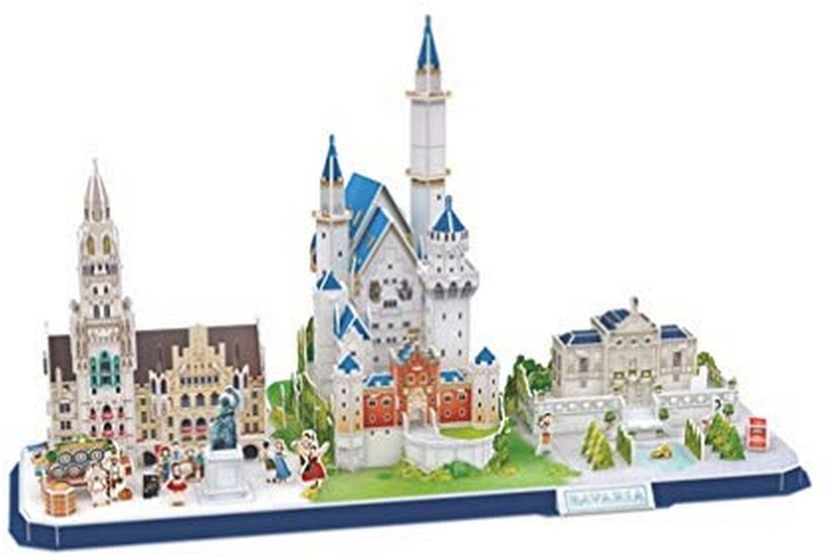 3D Puzzel Beierse Bouwwerken - 178 Delen, Bouwplezier voor Kinderen en Volwassenen Vanaf 10 Jaar