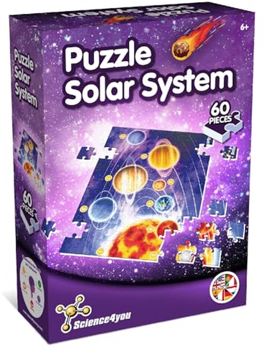 Puzzel Zonnestelsel voor Kinderen - 60 Stuks Educatief Speelgoed voor Jongens en Meisjes 6+