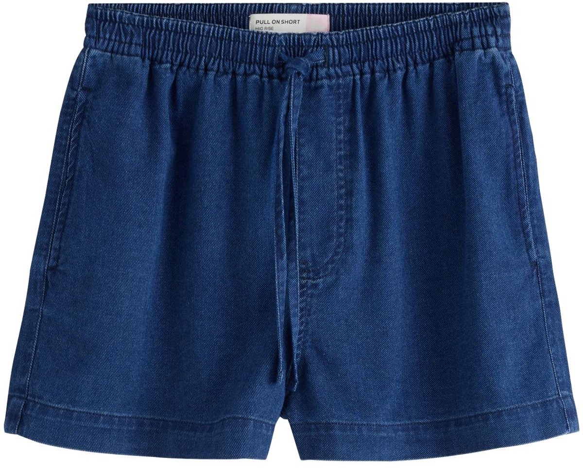 Next - Dames - Shorts met trekkoord - Blauw