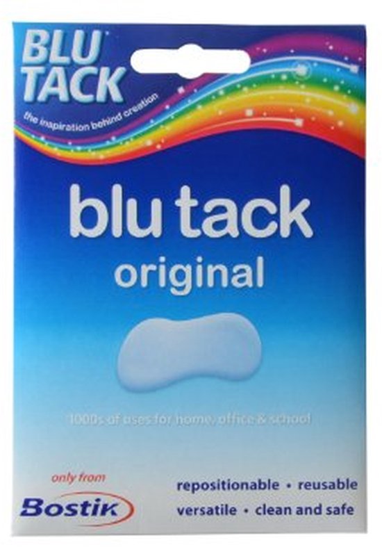 2x Handige Blu Tack Kneedgom voor Creatieve Projecten