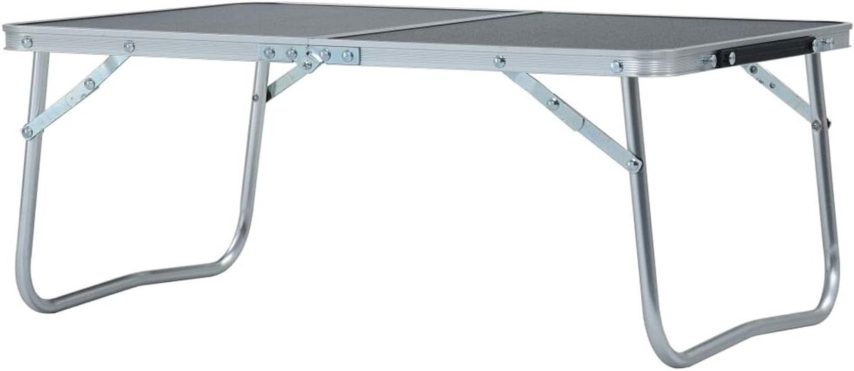 Campingtafel Klapbaar - Outdoor Tafel - Buiten Activiteiten - Lichtgewicht Aluminium - 60 x 40 cm - Grijs