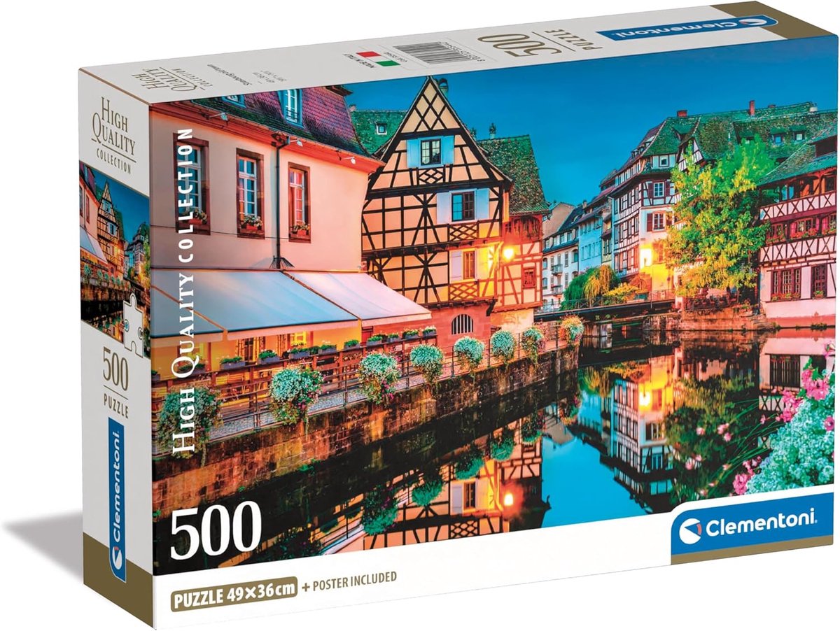 Puzzel Stadscentrum 500 Stukjes - Geschikt Voor Volwassenen en Jongeren
