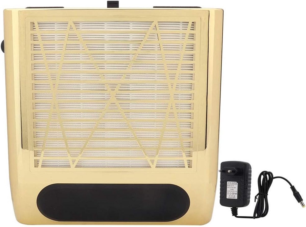 Nagelstofzuiger 80W voor nagelkunst met sterke zuigkracht - 100-240 V (EU-stekker)