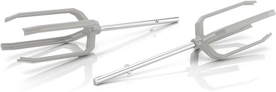 ETA Handmixer Lento met ergonomisch handvat - 4 snelheden, 600 W, wit en grijs — afbeelding 2