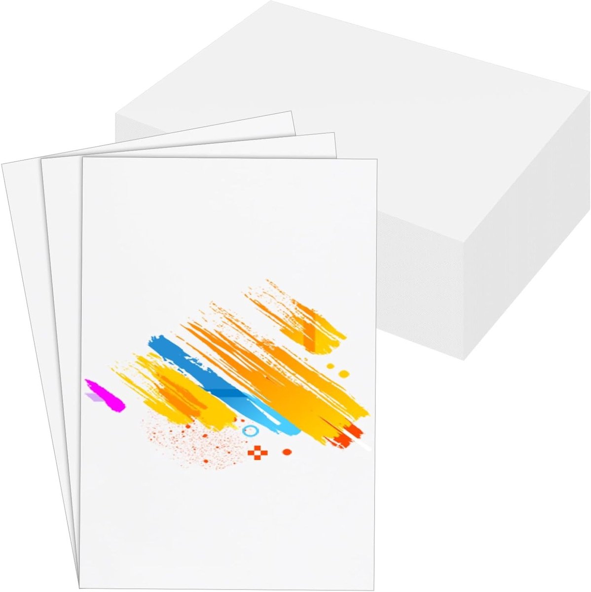 MUNGHOK 200 Sheets White Cardboard A4 Printer Paper, 230 g/m² White Thick Paper A4 for Printing, Drawing Cardboard - ShopVlot