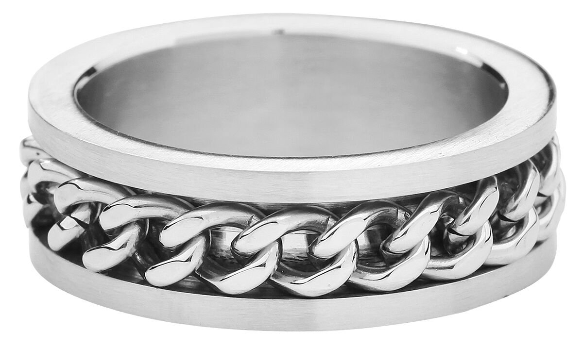 etnox Mesh Steel Unisex Ring - zilverkleurig - 3XL