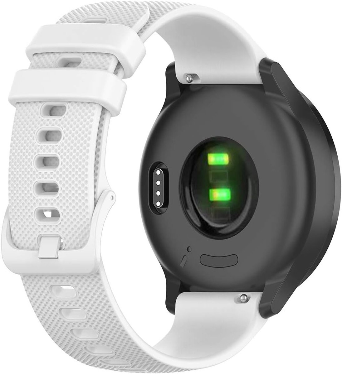 Siliconen Horlogeband 20mm Vervangband voor Garmin Venu Sq 2, Venu 2 Plus en Vivomove 3, Snelle Bevestiging, Duurzaam en Comfortabel