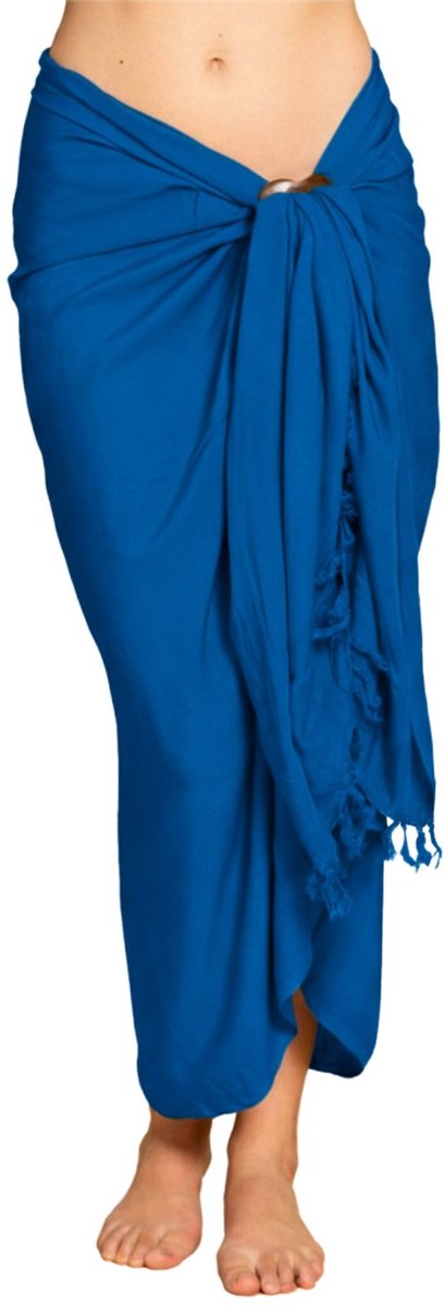 PANASIAM Sarong Unicolor - Wikkeljurk, Lunghi, Heupdoek, Pareo, Sjaal, Halsdoek