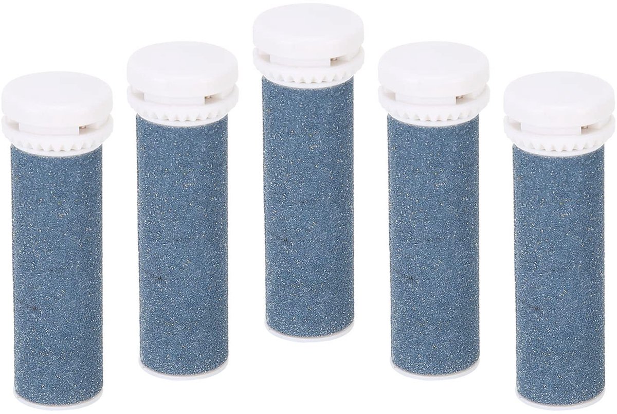 Dailygoody - Grove Vervangende Rollers - Voetverzorging - Wasbaar - Extra Grove Vullingen - Geschikt voor Micro Pedinano - 5 Stuks