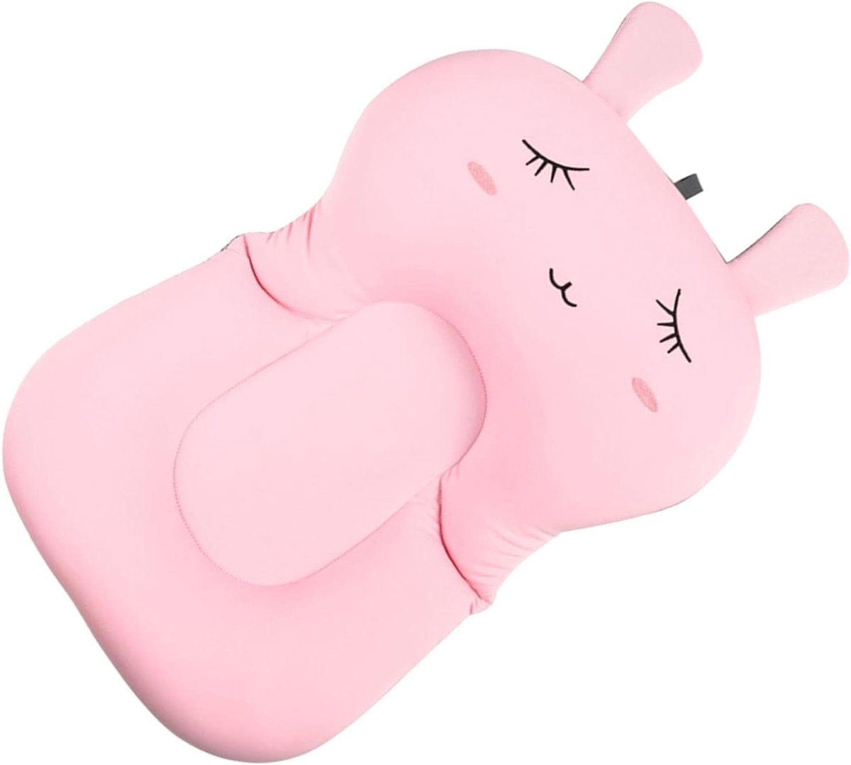 Baby Douchekussen - Badkussen Baby - Babybadjes - Zacht Polyester - 60x38cm - Roze