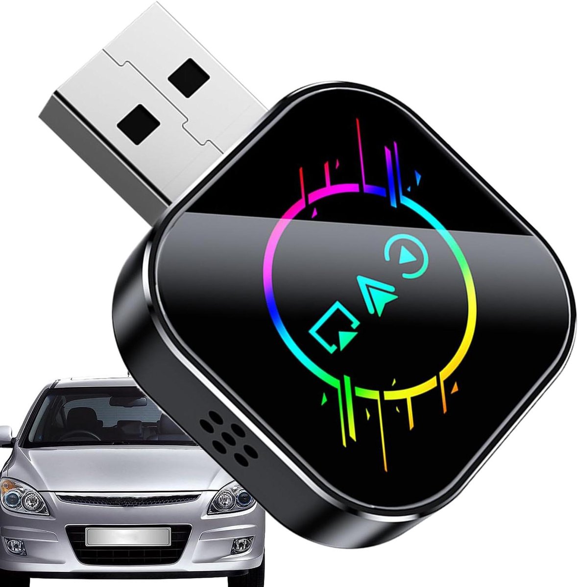 Draadloze Auto Adapter - Telefoon Spiegel Converter - Verbeterd Rijgemak - Plug En Play