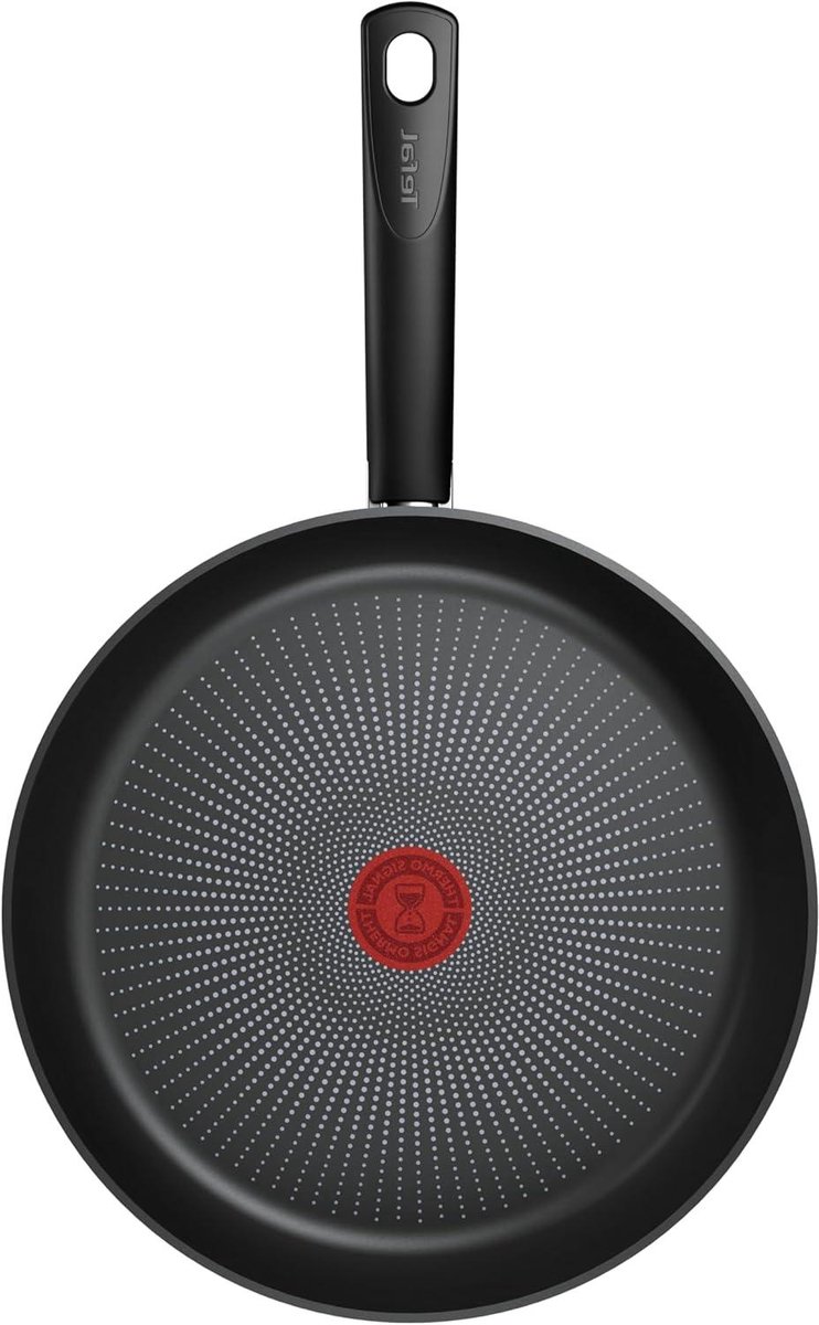 Koekenpan Aluminium - Koekenpan - Dagelijks Koken - Antiaanbaklaag - 28 cm - Zwart