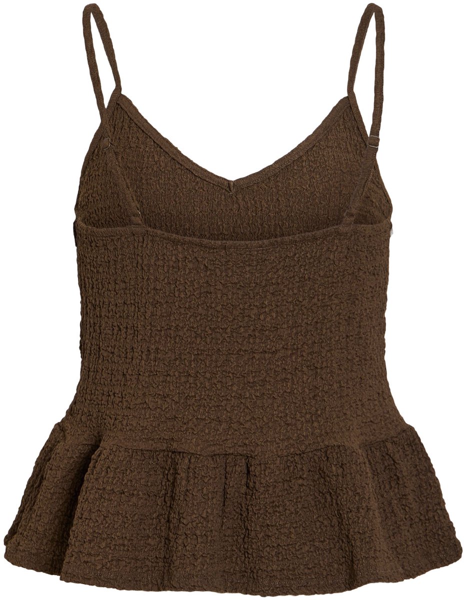 VILA - VILINDAU V-NECK SINGLET SHORT TOP - Dames - Blouses