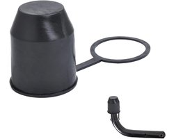 Trekhaak Kogelhoes - Beschermhoes Caravan - Bescherming Caravan - Automatisch Sluitend - 50mm - Zwart