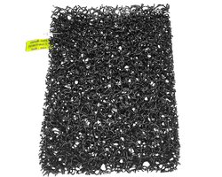 Biofiltratiemedia - Filtermat Vijverfilter - Waterzuivering Vijvers - Hoge Dichtheid Structuur - 122 x 100 cm - Grijs