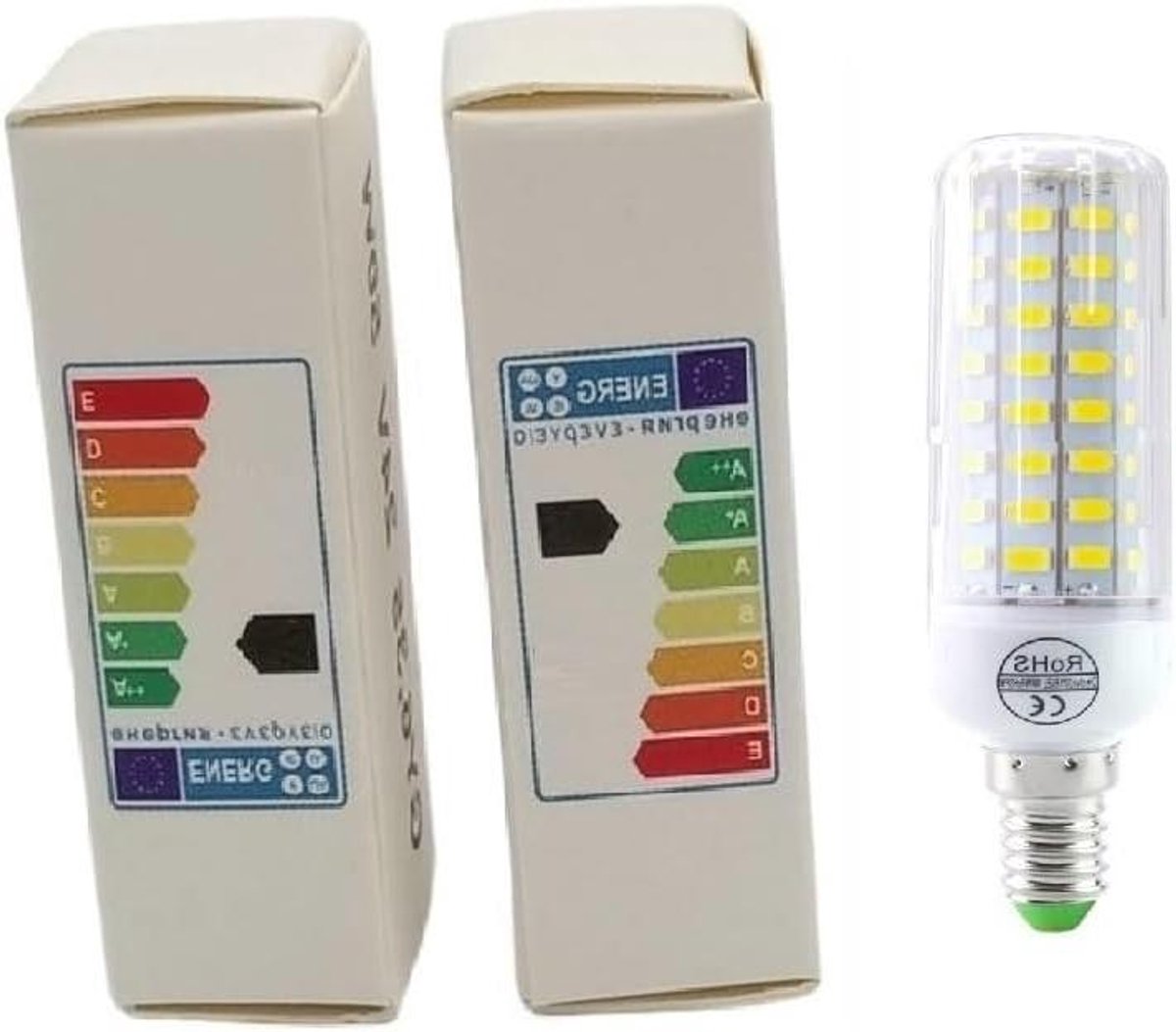 LED Kaarslampen - Kroonluchter Lampen - Huisdecoratie - Energiebesparend - 10 stuks - Wit