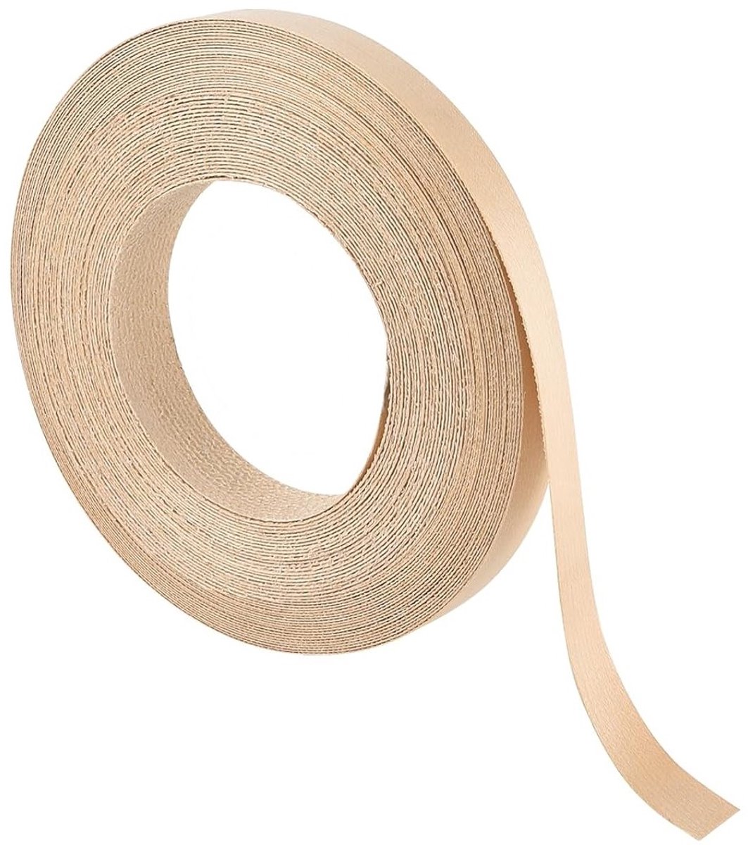 Zelfklevende Randenband voor Meubelrenovatie, 15 m x 2 cm, Bescherming voor Kasten en Houten Meubels, Eenvoudig aan te brengen en ideaal voor het herstellen van fineer en randen