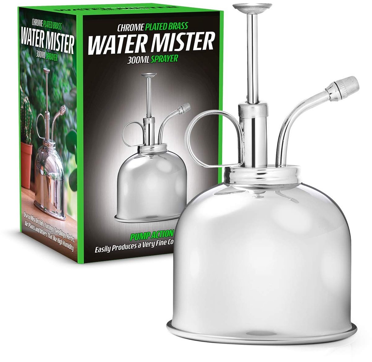 Dailygoody - OmGoods - Dailygoody - Vintage Water Mister - Plantenspuit - Decoratieve Sprayfles - 300ml - Voor Orchideeën en Kamerplanten - Premium Kwaliteit