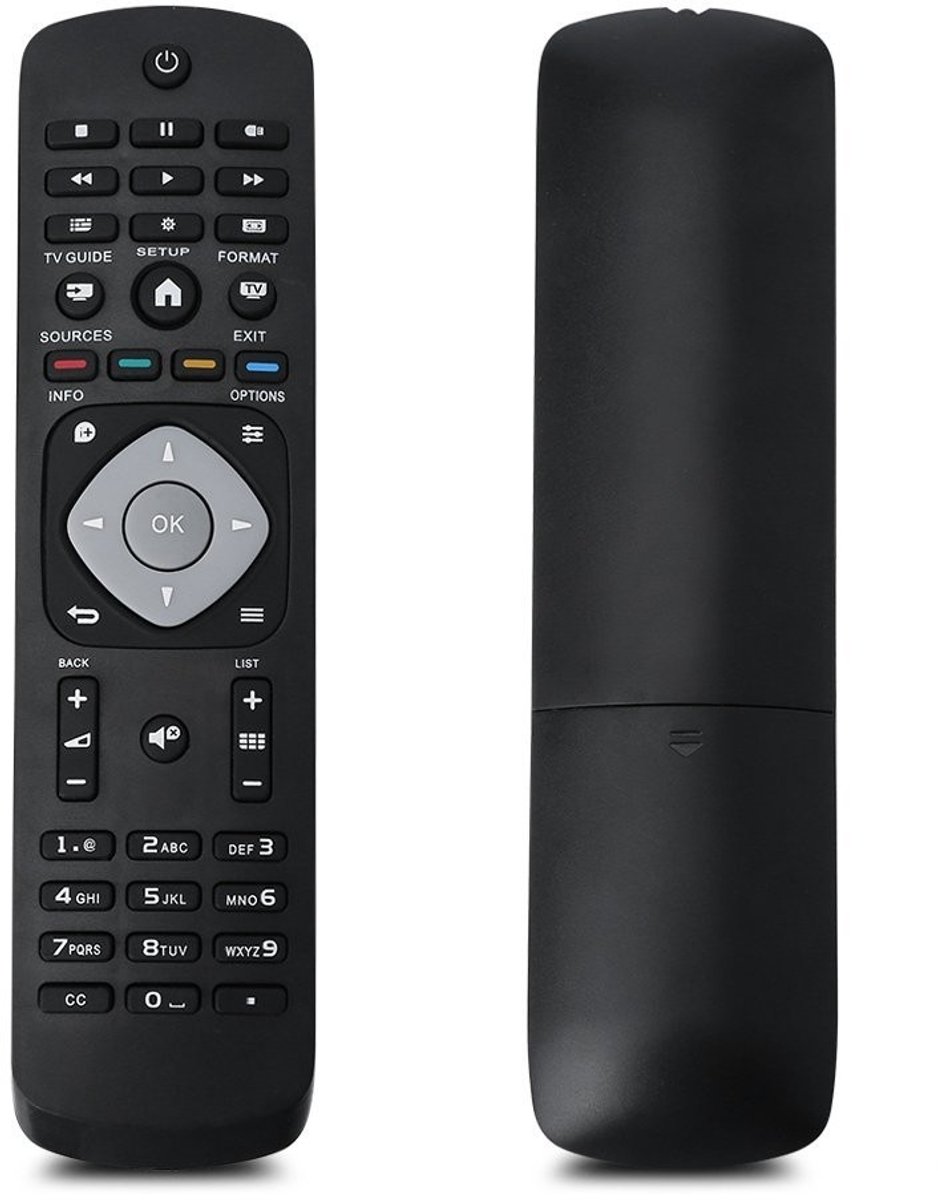 Dailygoody - Universele afstandsbediening - Vervangende tv-afstandsbediening - Geen programmering nodig - Zwart - Geschikt voor LCD LED Smart TV - Geb...