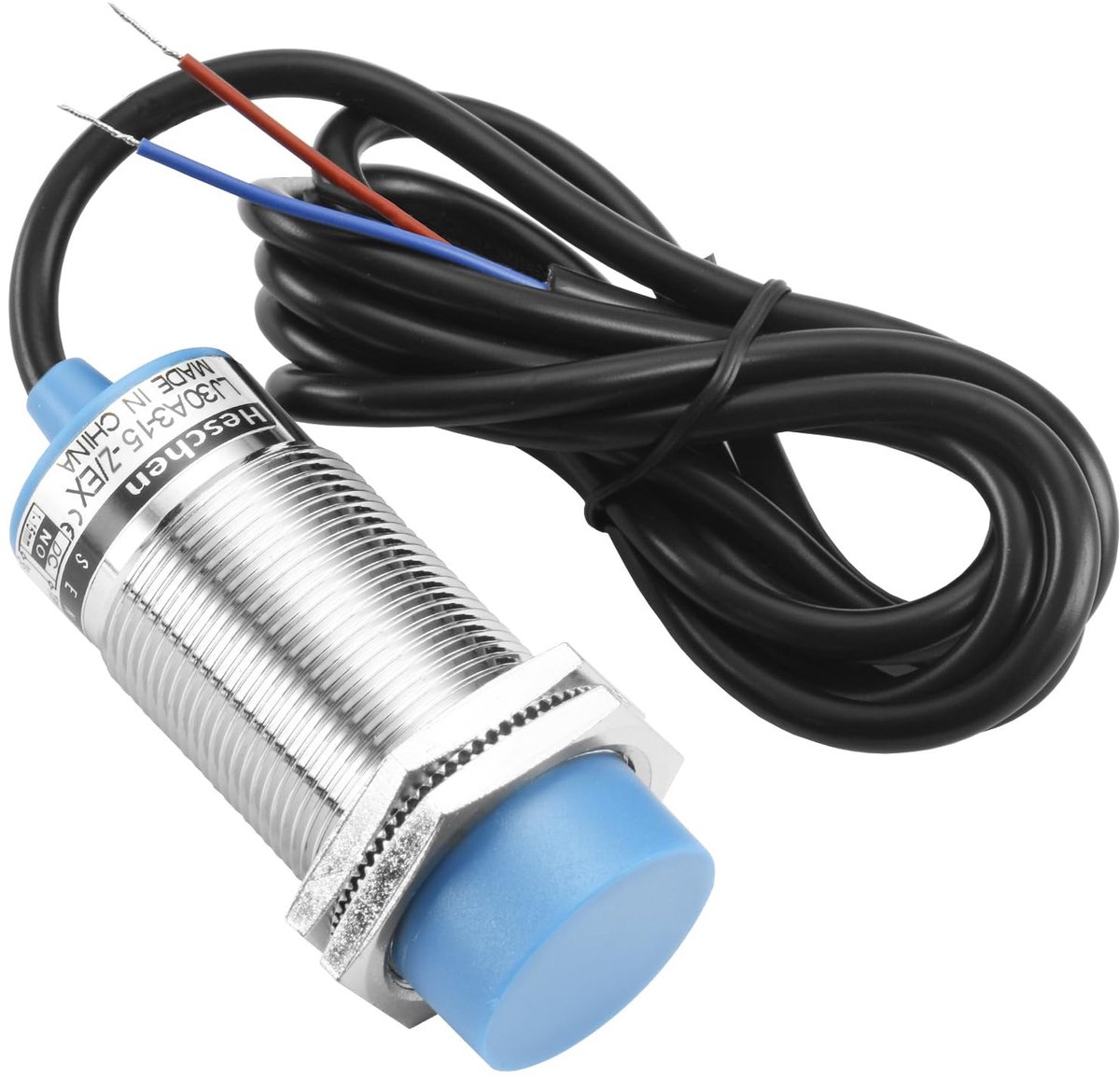 Dailygoody - Inductieve Nabijheid Sensor - LJ30A3-15-Z/EX - Betrouwbaar en veelzijdig - 15mm - 10-30VDC - Eenvoudige installatie - Geschikt voor PLC-