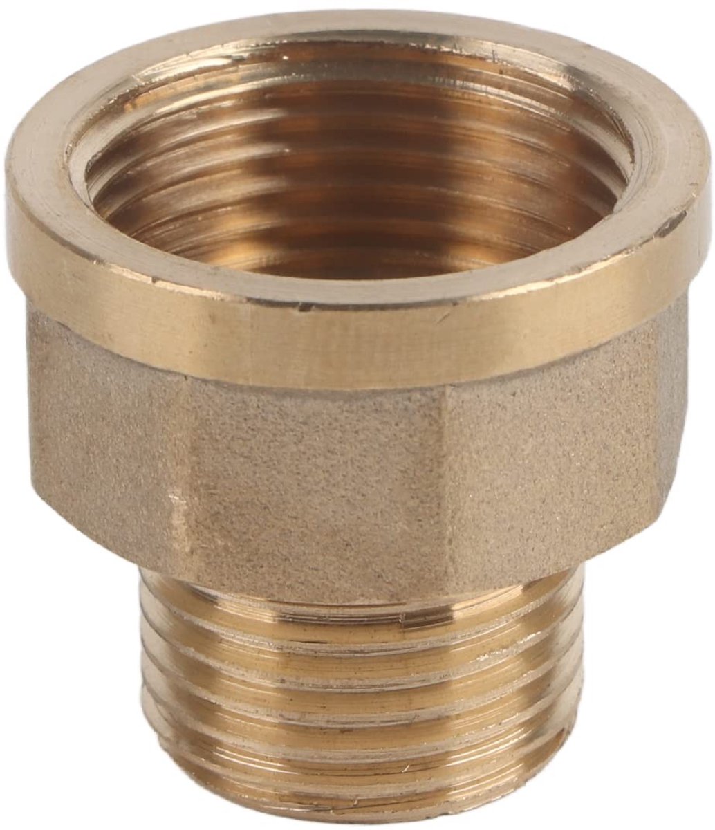 Dailygoody - Solidchoice - Dailygoody - Messing buisfitting reducerende bus - 22mm tot 15mm slang adapter - Goud - Verloopstuk - Ideaal voor water en gas - Geschikt voor di
