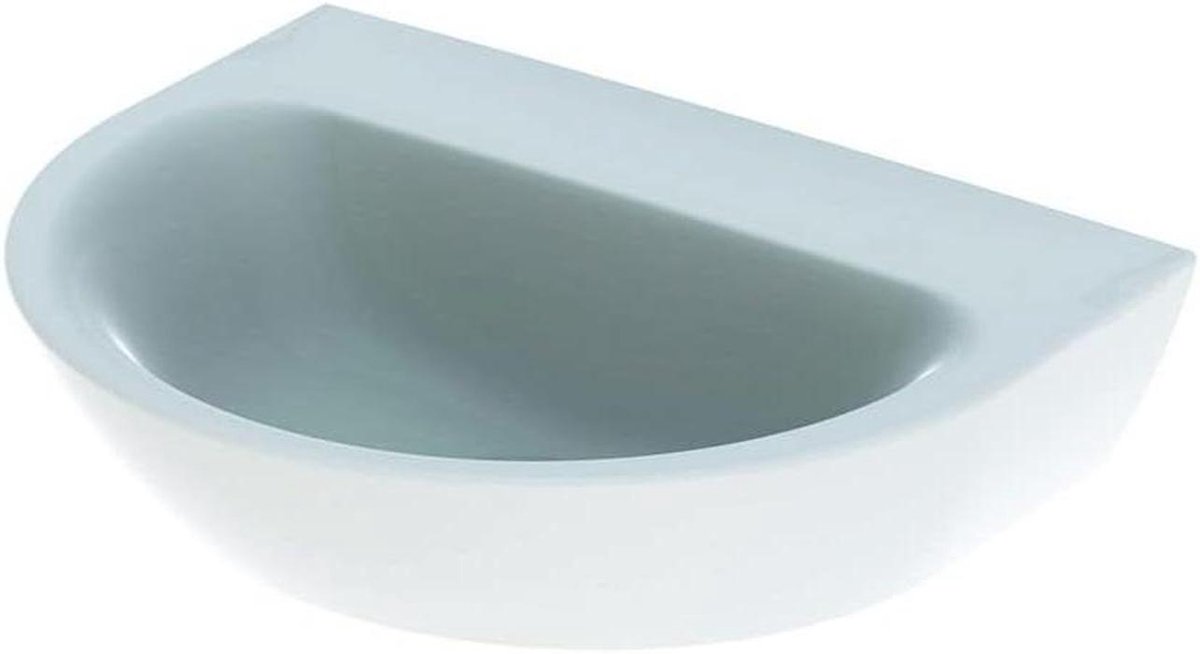 Wastafel - Waskom Wastafel - Badkamer Inrichten - Zonder Kraangat Overloop - 60 cm Breed - Wit