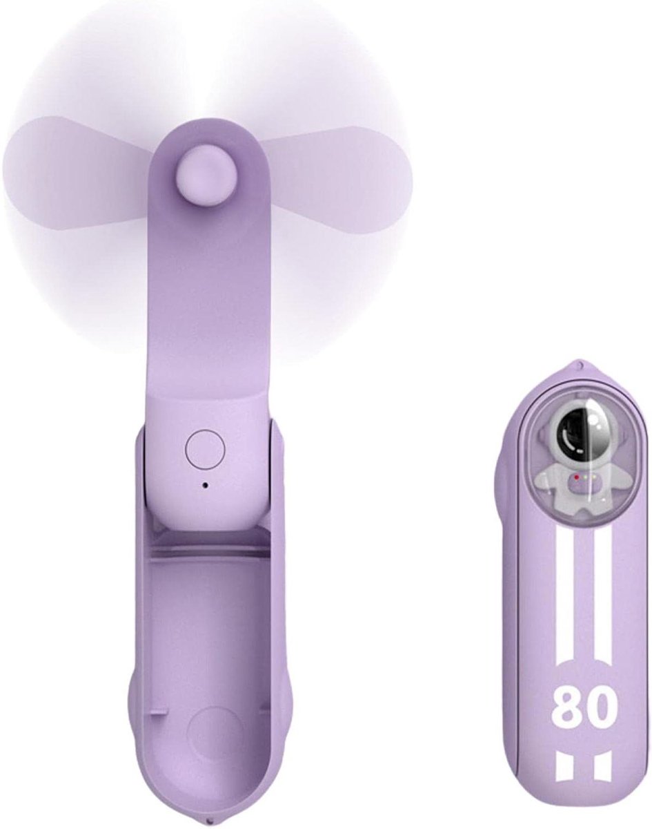 Draagbare Ventilator - Zak Ventilator - Persoonlijke Koeling - Opvouwbaar Ontwerp - USB Oplaadbaar - Niet gespecificeerd