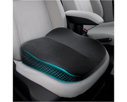 Stoelverhoger Volwassenen - Rijstoelkussen Camper - Verbeterd Rijzicht - Ergonomische Houdingsondersteuning - Universeel - Normaal