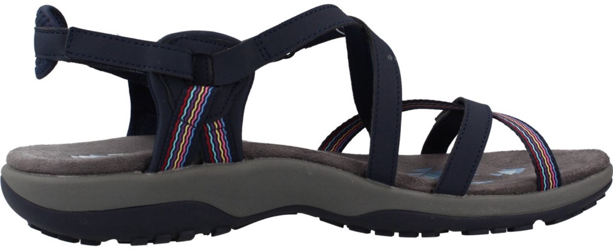 Skechers Reggae Slim - Sun Array damessandaal blauw