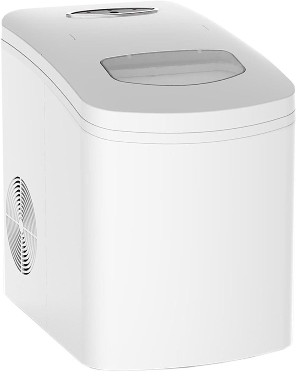 IJsblokjesmachine Aanrecht - Ijsmaker Portable - Snelle Drankkoeling - 9 Stuks In 7 Min - 26 Pond Per Dag - Wit