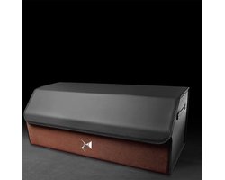 Auto Organizer Tas - Opbergtas Kofferbak - Auto Opruimen - Anti Slip Ontwerp - Opvouwbaar - Bruin