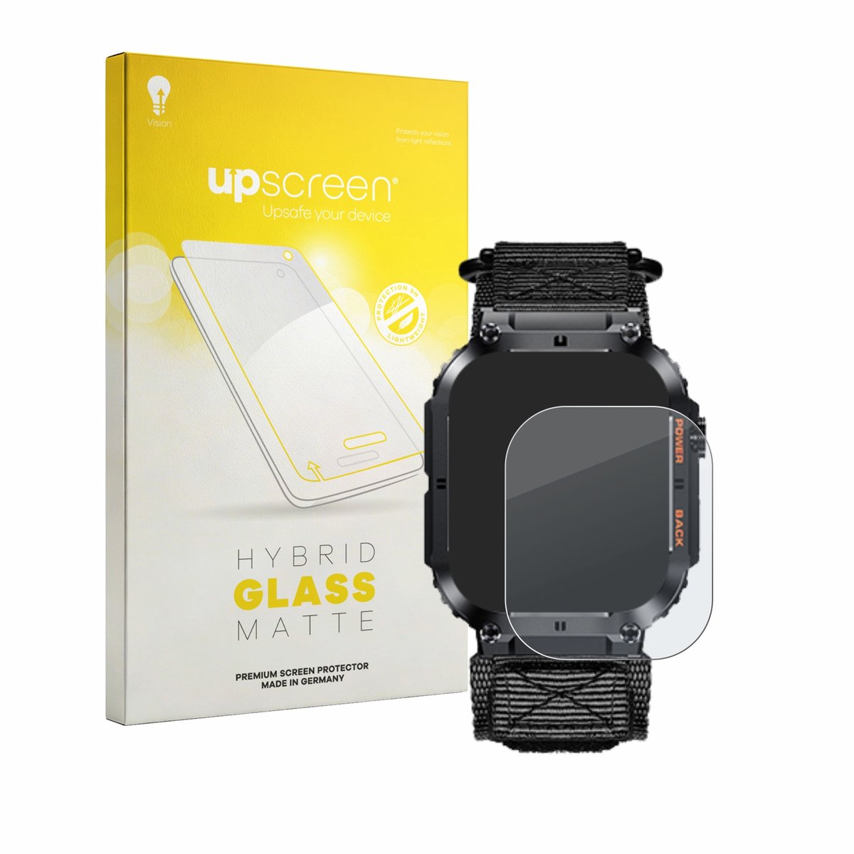 upscreen - Screenprotector voor Megalith K57PRO - Folie Beschermfolie Beschermglas matte