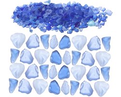 Aquarium Grind - Landschap Stenen - Aquarium Decoratie - Natuurlijk Gepolijst - 0.5 kg - Gemengd