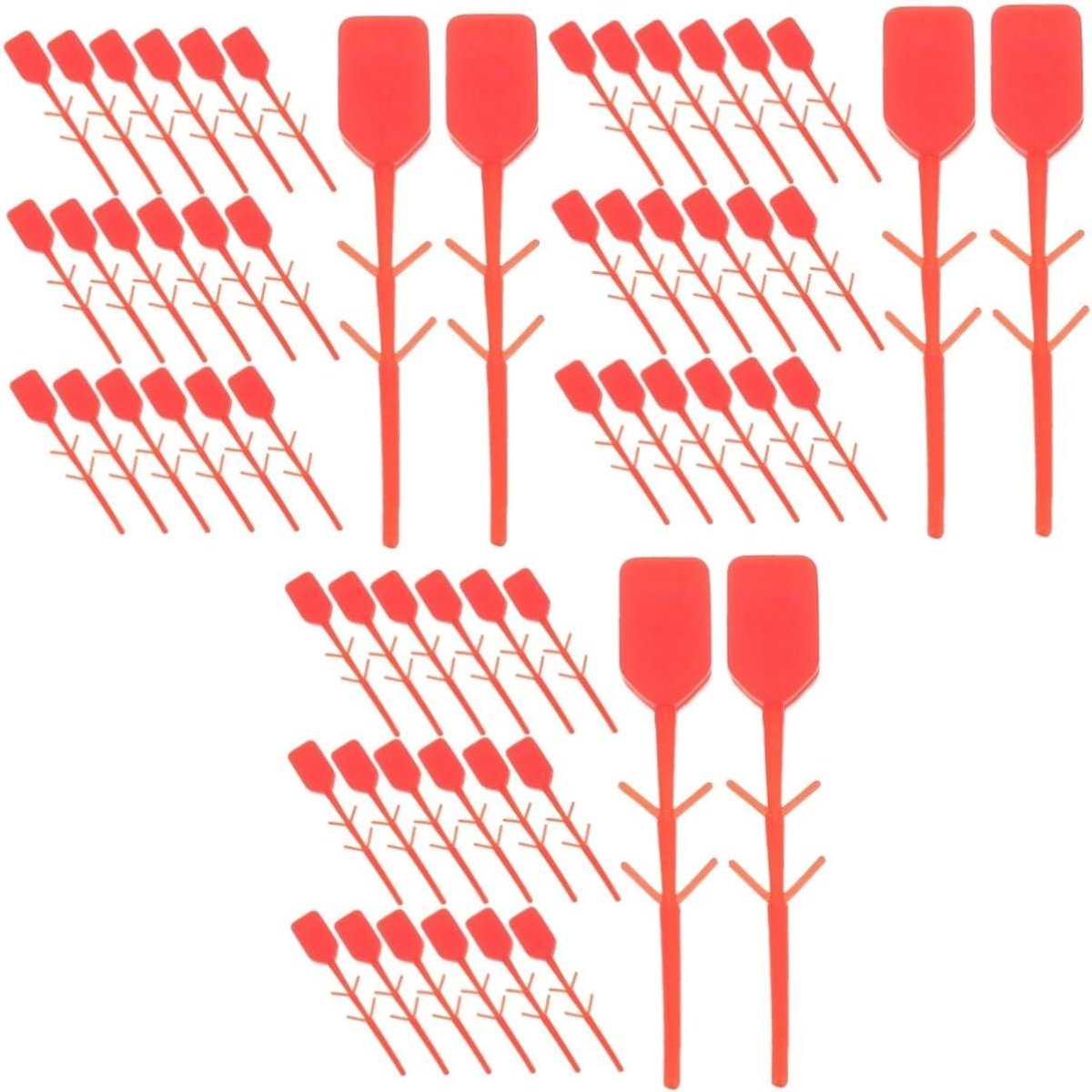 Brandblusser Borgpen - Veiligheidspen Zegel - Veiligheid Borging - Duurzaam Plastic Materiaal - 200 Stuks - Rood