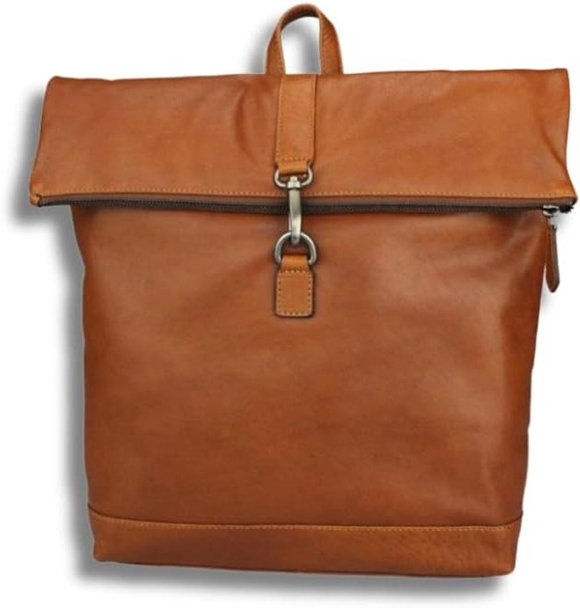 Laptop Rugzak - Werk Tas - Dagelijks Gebruik - Gewatteerd Laptopvak - 39 cm - Cognac