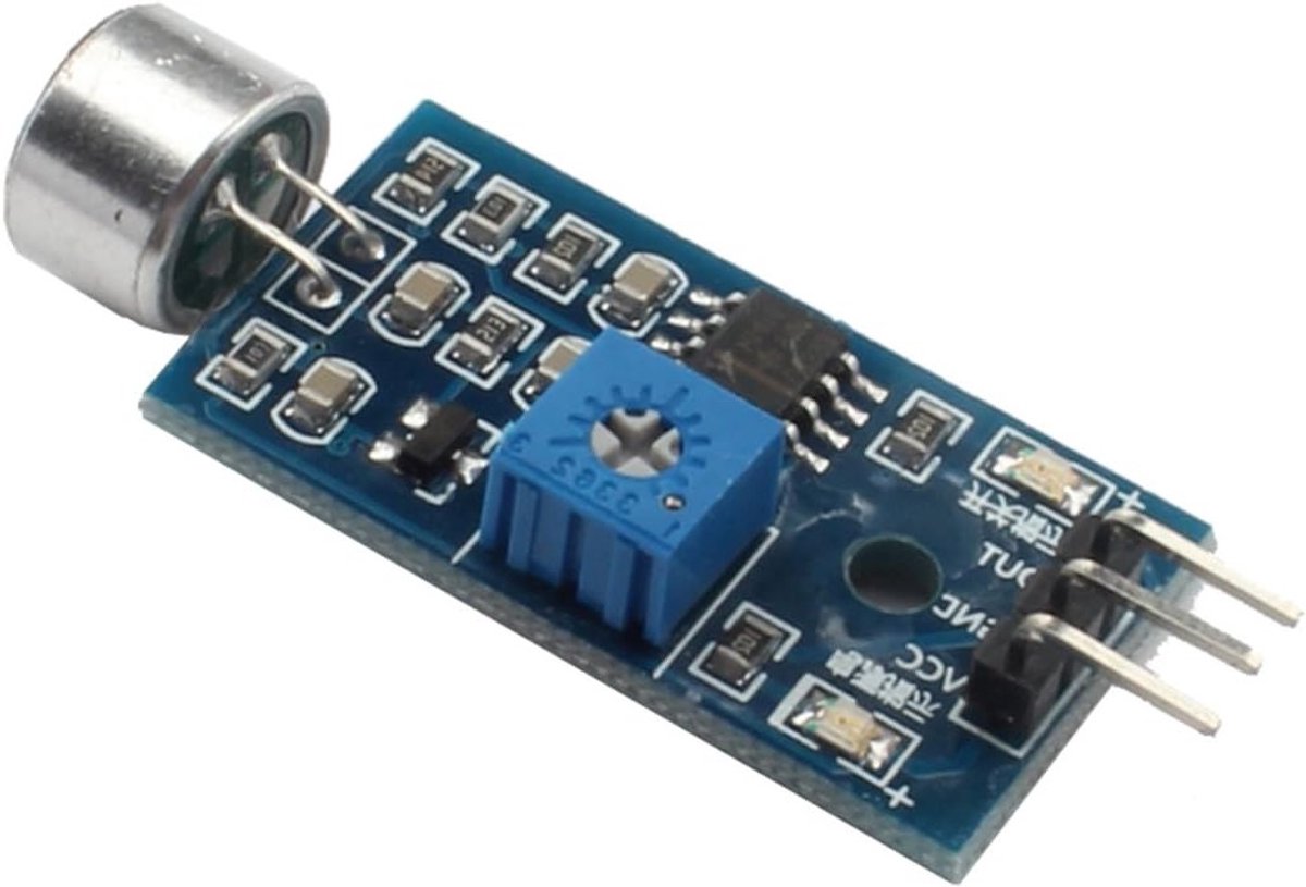 5-Pack Geluidsmicrofoon Sensor Module voor Arduino, AVR en PIC - Hoge Gevoeligheid en Detectie