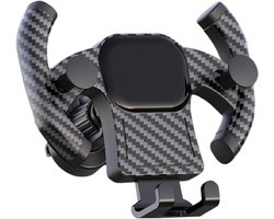 Telefoonhouder Auto - Smartphonehouder Ventilatierooster - Veilig Navigeren - Zwaartekracht Stabiliteit - 47-72 Inch - Zwart