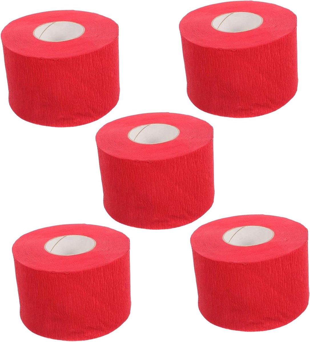 Nekstrips Kapper - Papieren Strips - Haarstyling Beschermen - Verstelbaar Comfort - 5 Rollen - Rood