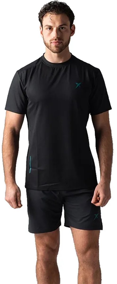 Drop Shot Sanz Performance T-shirt Met Korte Mouwen Zwart M Man
