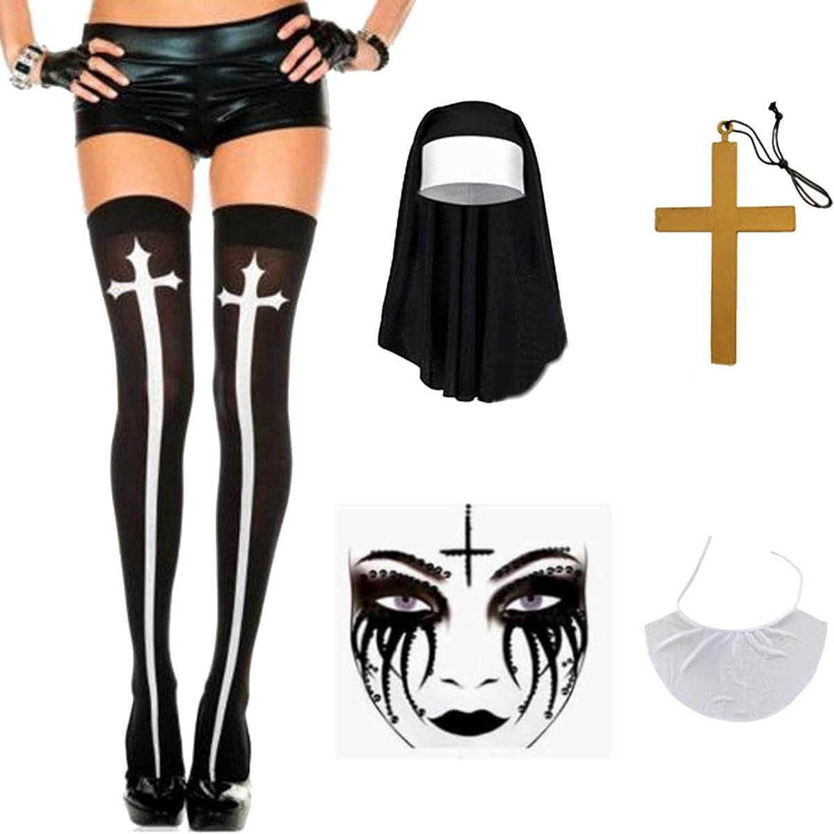 Halloween kostuum voor volwassenen, ideaal voor carnaval en themafeesten, verkleedpartijen en Halloween vieringen