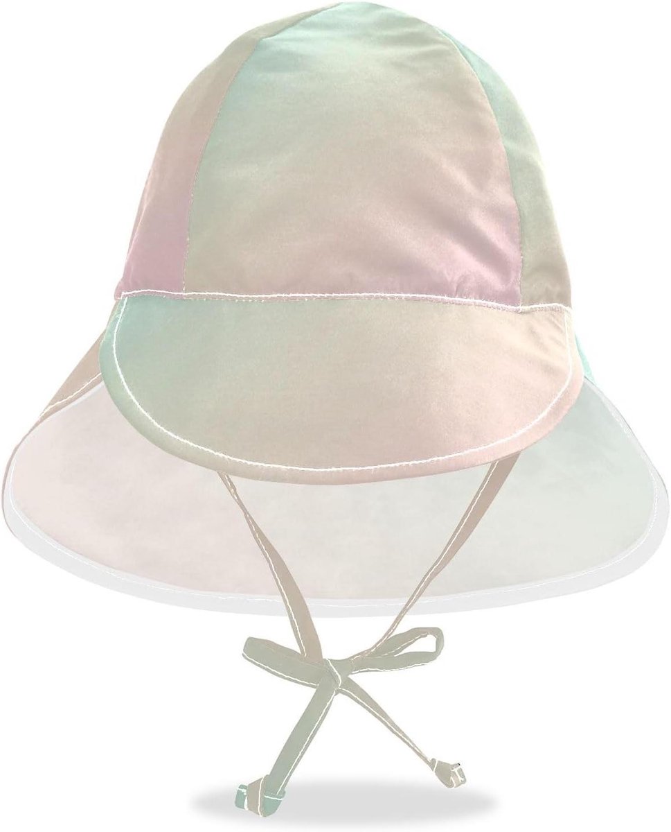 Baby Zonnehoed - Peuter Emmer Hoed - Zon Bescherming - UPF 50+ UV Filter - 48-56.9 cm Hoedomtrek - Blauw