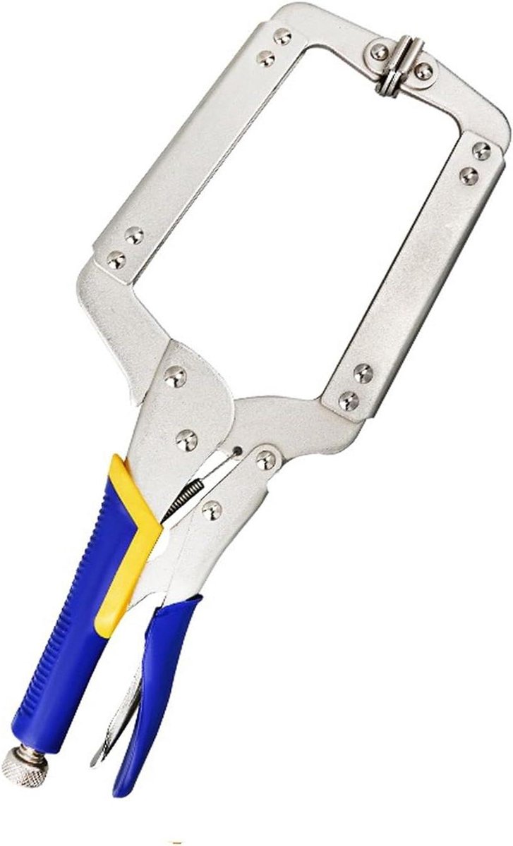 C-type klemtang - Vastklem tang - Metaalbewerking - Lichtgewicht handvat - 6-18 inch - Zilver