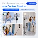 Vrouwen gebruiken de Studio ME selfiestick/statief, zowel voor fitness als voor het maken van content met vrienden. "De nieuwe standaard voor Content Creators."