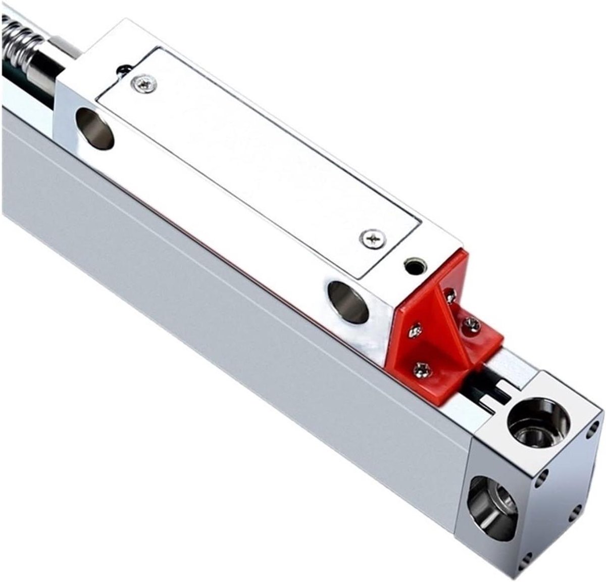 Digitale Raspenliniaal - Verplaatsingssensor - Precisie Meten - IP54 Afgedicht - 0-300mm - Zilver