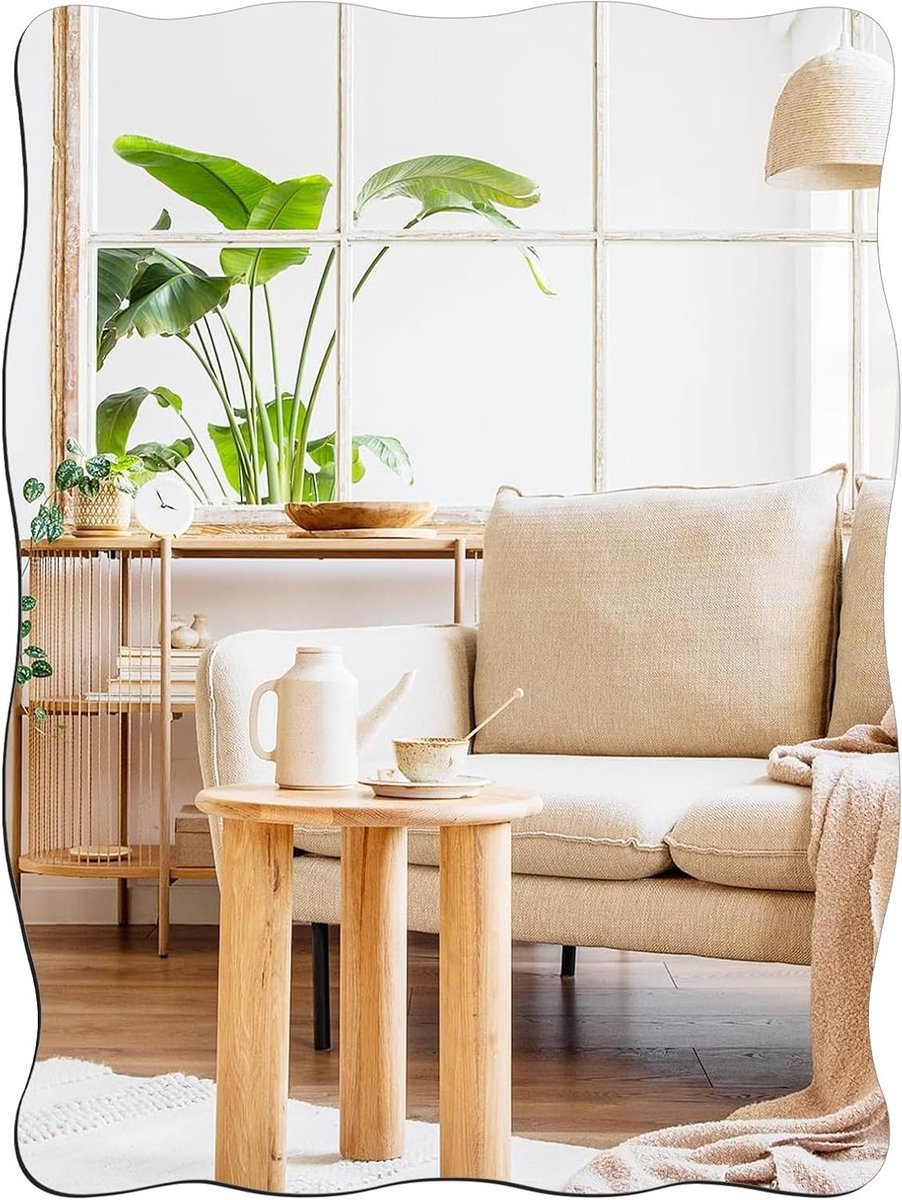 Stijlvolle Decoratieve Wandspiegel voor Thuis, Perfect voor Interieur en Ruimtevergroting