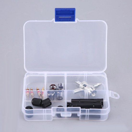 Bandenreparatieset - Lekke Banden Kit - Noodgevallen Onderweg - Zware Constructie - 67 Delig - Blauw — afbeelding 3