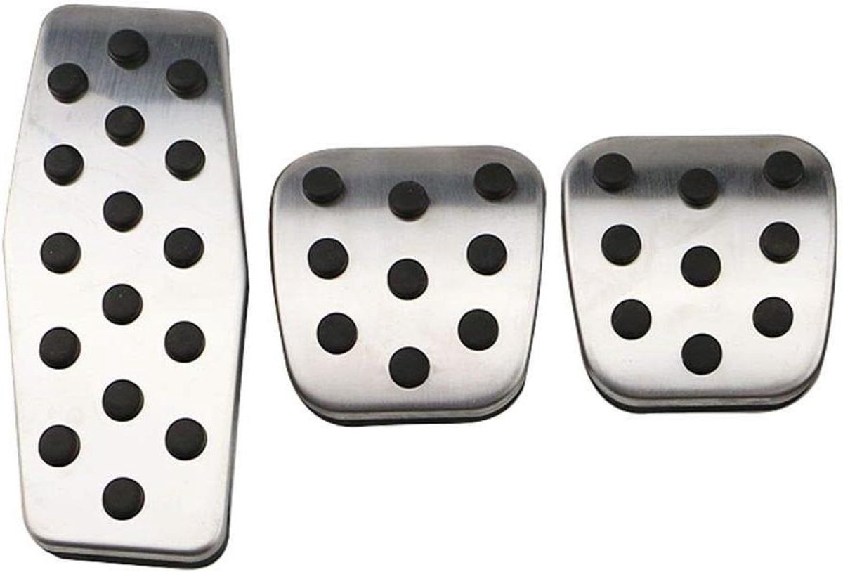 Pedaal Covers - Auto Pedaal Sets - Verbeteren Rijervaring - Antislip Ontwerp - 3 Stuks - Metaal
