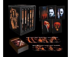 HALLOWEEN I - V (1978 - 1989) - 4K UHD + BLU-RAY - LIMITED EDITION STEELBOOK LIBRARY COLLECTION - IMPRINT COLLECTION #475 - 479 (13x4KUHD/Blu-ray)