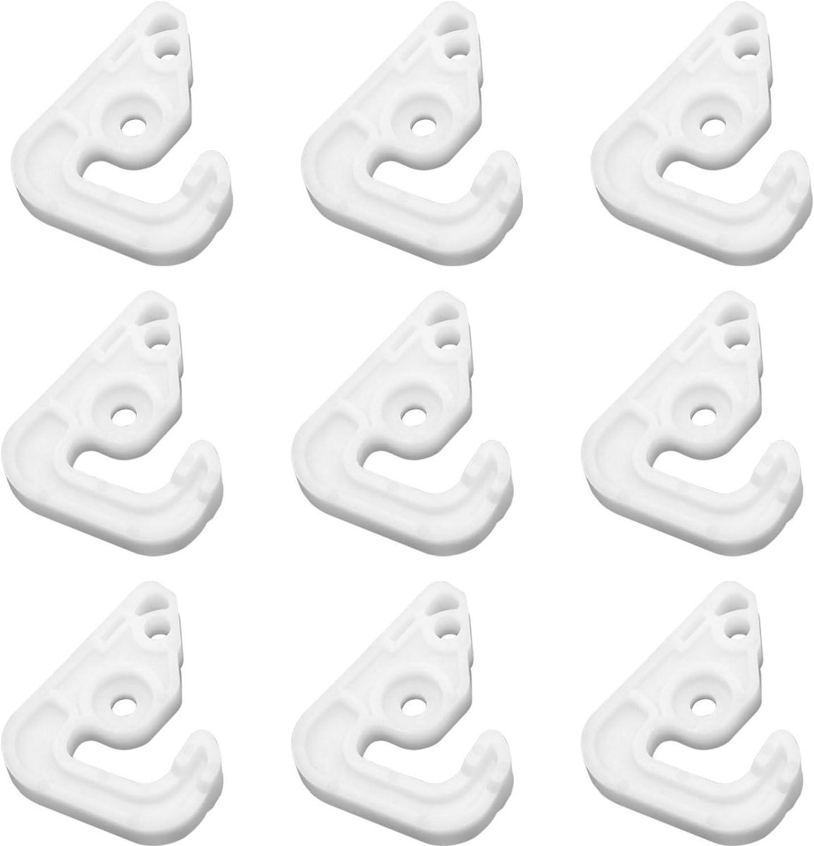 Koelkast Deurstopper - Vriezer Onderdeel - Deur Reparatie - 9 Stuks Set - 45x38x38mm - Wit